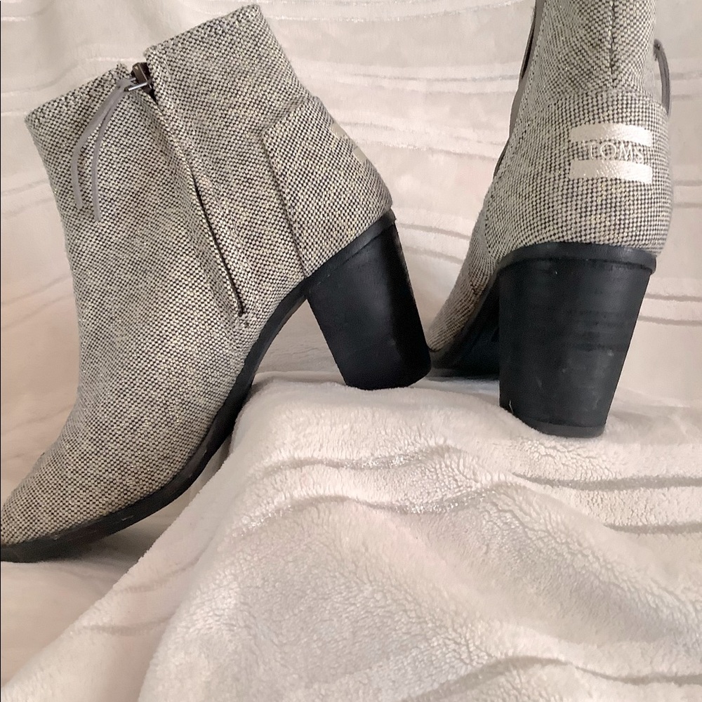 TOMS Peep Toe Booties